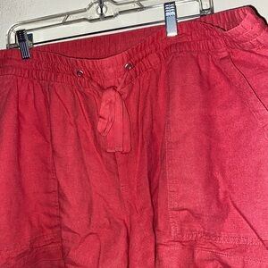 GAP Vibrant Red Casual Shorts